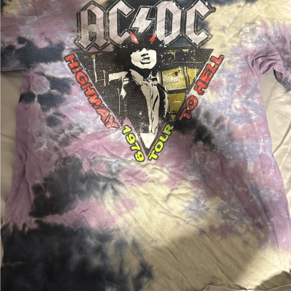 AC/DC Highway to Hell Tie-Dye T-Shirt